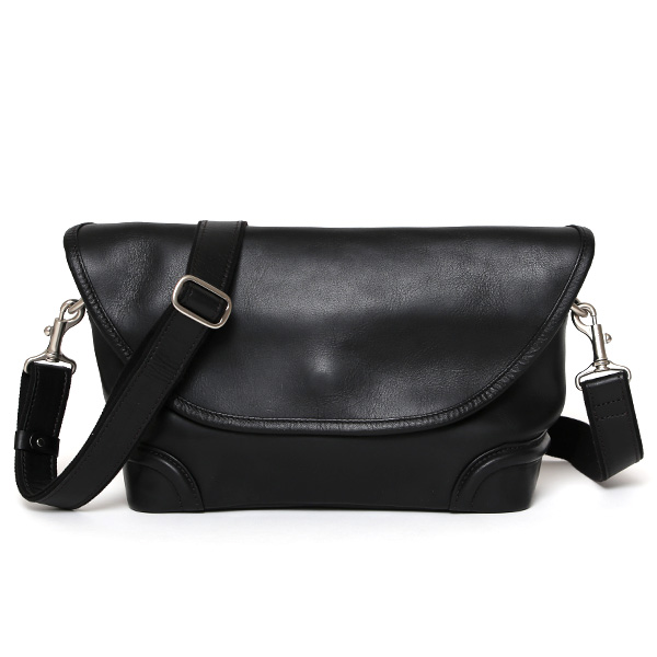 ファイブウッズ(FIVE WOODS) PLATEAU(プラトウ) レザー メッセンジャーバッグ ブラック