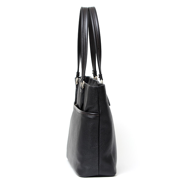  トートバッグ メンズ ビジネス レザー トート 本革 日本製 A4 ビジネスバッグ 大容量 通勤 オフィス ブラック 黒 黒色 ビジネストート ファスナー PC収納 肩掛け カジュアル フォーマル ファイブウッズ(FIVE WOODS)