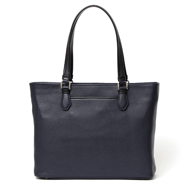  トートバッグ メンズ ビジネス レザー トート 本革 日本製 A4 ビジネスバッグ 大容量 通勤 オフィス ブルー ネイビー 青色 ビジネストート ファスナー PC収納 肩掛け カジュアル フォーマル ファイブウッズ(FIVE WOODS)