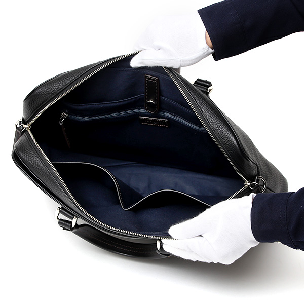  ブリーフケース メンズ 本革 ビジネスバッグ ブランド 日本製 鞄 薄マチ パソコン タブレット A4 収納 ブラック 黒 黒色 ブリーフバッグ レザー 革 おしゃれ 30代 40代 通勤 大容量 ギフト ファイブウッズ(FIVE WOODS)