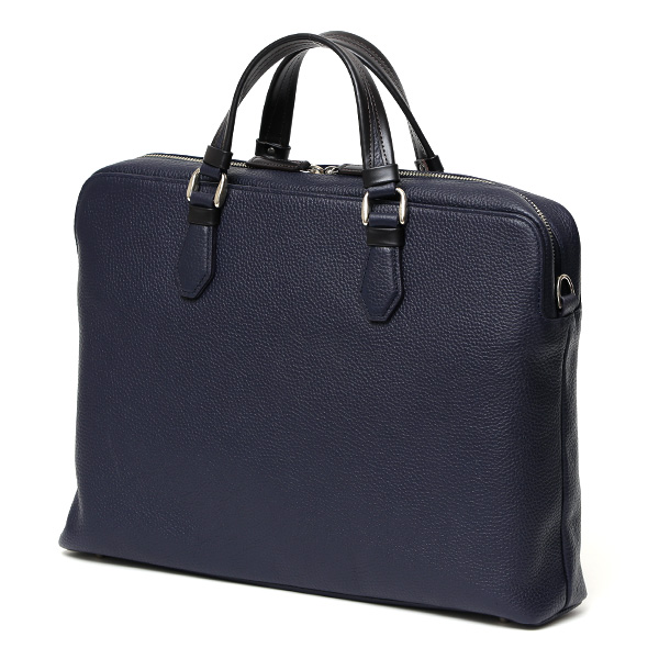  ブリーフケース メンズ 本革 ビジネスバッグ ブランド 日本製 鞄 薄マチ パソコン タブレット A4 収納 ブルー ネイビー 青色 ブリーフバッグ レザー 革 おしゃれ 30代 40代 通勤 大容量 ギフト ファイブウッズ(FIVE WOODS)