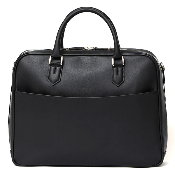 ファイブウッズ(FIVE WOODS) レリーフ レザー ブリーフケース ブラック