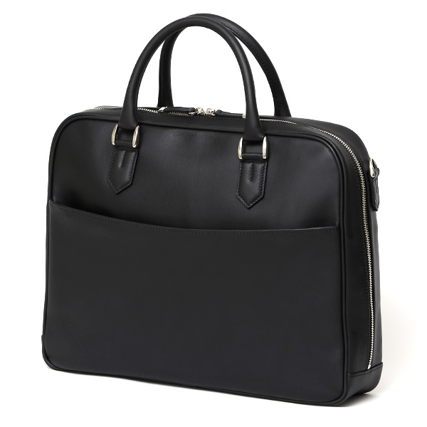  ブリーフケース メンズ ビジネスバッグ 本革 大容量 軽い シンプル A4 日本製 ショルダーベルト付属 ブラック 黒 黒色 ビジネス 仕事 通勤 鞄 レザー 肩掛け かばん 2way フォーマル 39272 ファイブウッズ(FIVE WOODS)