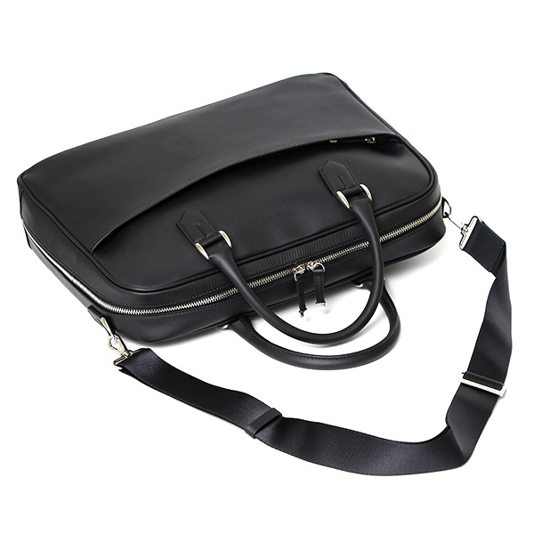  ブリーフケース メンズ ビジネスバッグ 本革 大容量 軽い シンプル A4 日本製 ショルダーベルト付属 ブラック 黒 黒色 ビジネス 仕事 通勤 鞄 レザー 肩掛け かばん 2way フォーマル 39272 ファイブウッズ(FIVE WOODS)