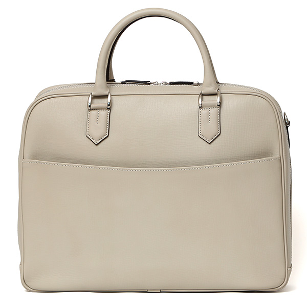 ファイブウッズ(FIVE WOODS) レリーフ レザー ブリーフケース ベージュ