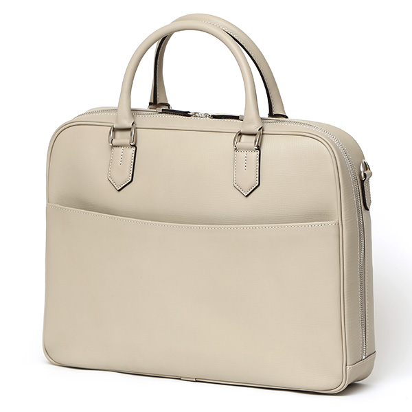  ブリーフケース メンズ ビジネスバッグ 本革 大容量 軽い シンプル A4 日本製 ショルダーベルト付属 ベージュ 肌色 ビジネス 仕事 通勤 鞄 レザー 肩掛け かばん 2way フォーマル 39272 ファイブウッズ(FIVE WOODS)