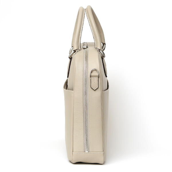  ブリーフケース メンズ ビジネスバッグ 本革 大容量 軽い シンプル A4 日本製 ショルダーベルト付属 ベージュ 肌色 ビジネス 仕事 通勤 鞄 レザー 肩掛け かばん 2way フォーマル 39272 ファイブウッズ(FIVE WOODS)