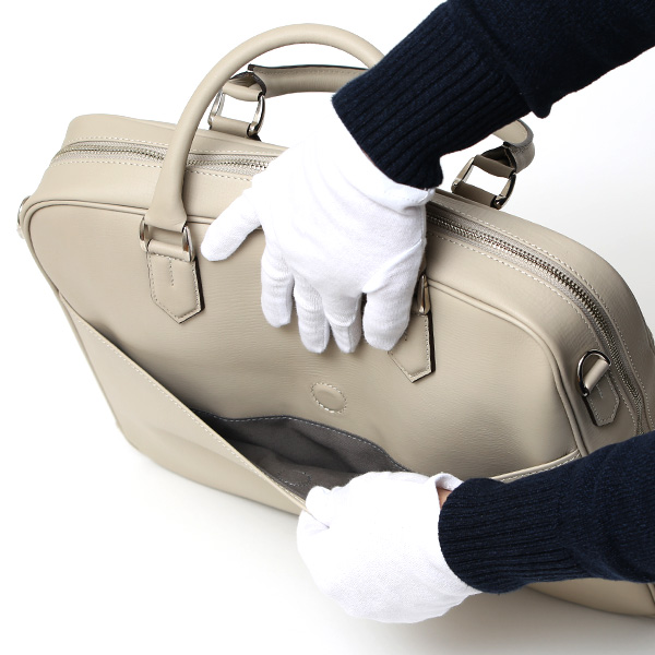  ブリーフケース メンズ ビジネスバッグ 本革 大容量 軽い シンプル A4 日本製 ショルダーベルト付属 ベージュ 肌色 ビジネス 仕事 通勤 鞄 レザー 肩掛け かばん 2way フォーマル 39272 ファイブウッズ(FIVE WOODS)