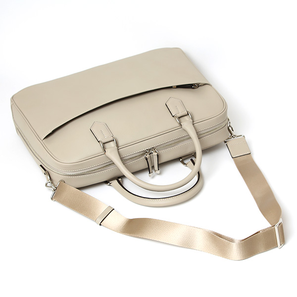  ブリーフケース メンズ ビジネスバッグ 本革 大容量 軽い シンプル A4 日本製 ショルダーベルト付属 ベージュ 肌色 ビジネス 仕事 通勤 鞄 レザー 肩掛け かばん 2way フォーマル 39272 ファイブウッズ(FIVE WOODS)