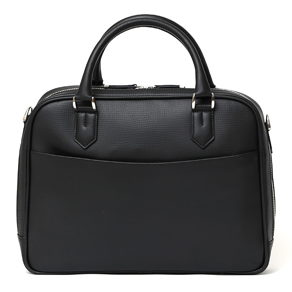 ファイブウッズ(FIVE WOODS) レリーフ スモール レザー ブリーフケース ブラック