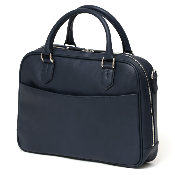  ビジネスバッグ 小さめ レディース メンズ ブリーフケース レザー 革 軽量 A4収納 おしゃれ ビジネス 鞄 ブルー ネイビー 青色 コンパクト シンプル ブリーフバッグ 通勤 就職 出張 日本製 39271 ファイブウッズ(FIVE WOODS)
