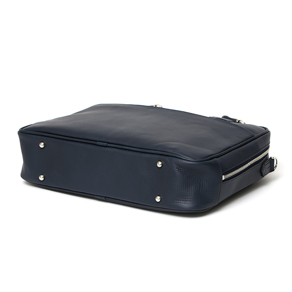  ビジネスバッグ 小さめ レディース メンズ ブリーフケース レザー 革 軽量 A4収納 おしゃれ ビジネス 鞄 ブルー ネイビー 青色 コンパクト シンプル ブリーフバッグ 通勤 就職 出張 日本製 39271 ファイブウッズ(FIVE WOODS)