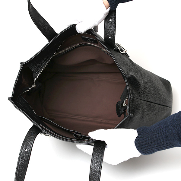  トートバッグ メンズ 縦型 ブランド 本革 レザー ビジネスバッグ 大容量 a4 日本製 かばん おしゃれ ブラック 黒 黒色 カジュアル 通勤 通学 人気 送料無料 シンプル シュリンクレザー 39291 ファイブウッズ(FIVE WOODS)