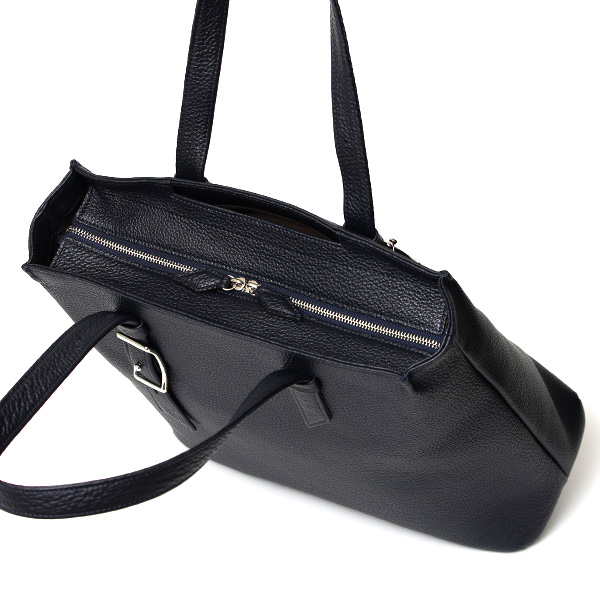  トートバッグ メンズ 縦型 ブランド 本革 レザー ビジネスバッグ 大容量 a4 日本製 かばん おしゃれ ブルー ネイビー 青色 カジュアル 通勤 通学 人気 送料無料 シンプル シュリンクレザー 39291 ファイブウッズ(FIVE WOODS)