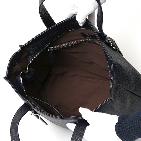  トートバッグ メンズ 縦型 ブランド 本革 レザー ビジネスバッグ 大容量 a4 日本製 かばん おしゃれ ブルー ネイビー 青色 カジュアル 通勤 通学 人気 送料無料 シンプル シュリンクレザー 39291 ファイブウッズ(FIVE WOODS)