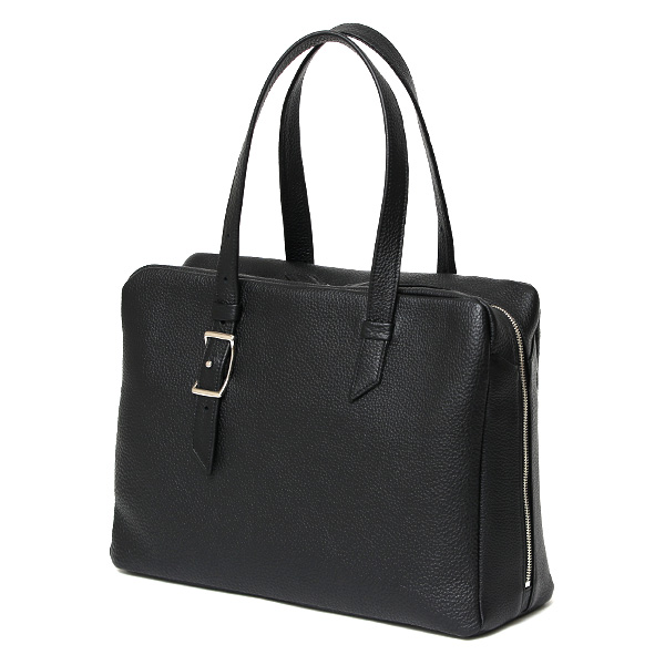 ビジネスバッグ メンズ トートバッグ 本革 ブランド 日本製 鞄 おしゃれ ブリーフケース ブラック 黒 黒色 シュリンクレザー ボストンバッグ 出張 旅行 仕事用 シンプル 革 39292 ファイブウッズ(FIVE WOODS)