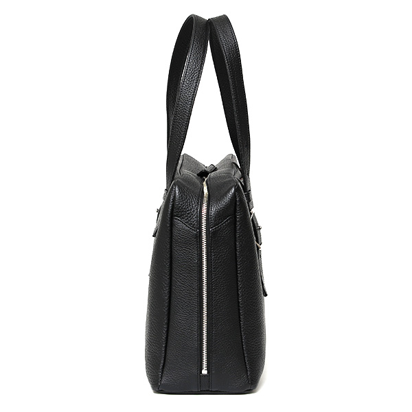 ビジネスバッグ メンズ トートバッグ 本革 ブランド 日本製 鞄 おしゃれ ブリーフケース ブラック 黒 黒色 シュリンクレザー ボストンバッグ 出張 旅行 仕事用 シンプル 革 39292 ファイブウッズ(FIVE WOODS)