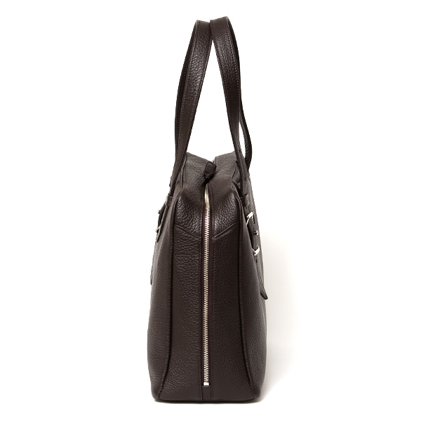 ビジネスバッグ メンズ トートバッグ 本革 ブランド 日本製 鞄 おしゃれ ブリーフケース ダークブラウン ブラウン 茶 茶色 シュリンクレザー ボストンバッグ 出張 旅行 仕事用 シンプル 革 39292 ファイブウッズ(FIVE WOODS)