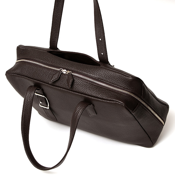 ビジネスバッグ メンズ トートバッグ 本革 ブランド 日本製 鞄 おしゃれ ブリーフケース ダークブラウン ブラウン 茶 茶色 シュリンクレザー ボストンバッグ 出張 旅行 仕事用 シンプル 革 39292 ファイブウッズ(FIVE WOODS)