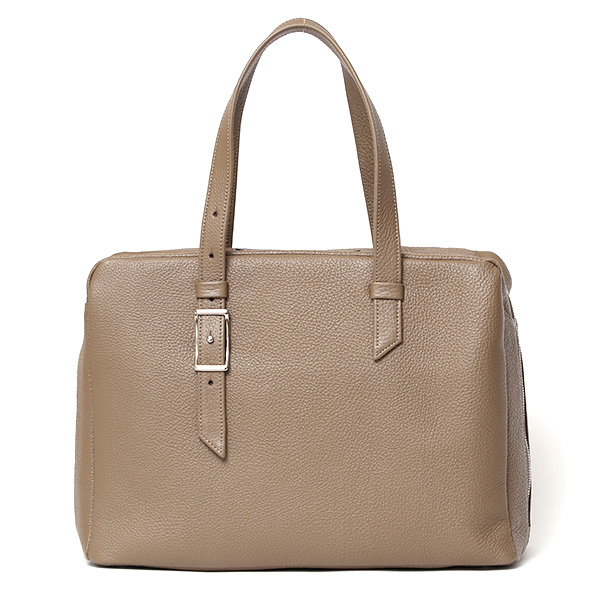 ファイブウッズ(FIVE WOODS) ペブル シュリンクレザー ボストンバッグ トープ