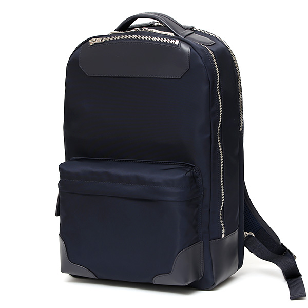 ビジネスリュック バックパック デイパック ナイロン A4 PC収納あり 軽量 ビジネスバッグ 大容量 日本製 ブルー ネイビー 青色 通勤 出張 リモンタナイロン リュックサック おしゃれ 鞄 ブランド FIVE WOODS(ファイブウッズ) 39353