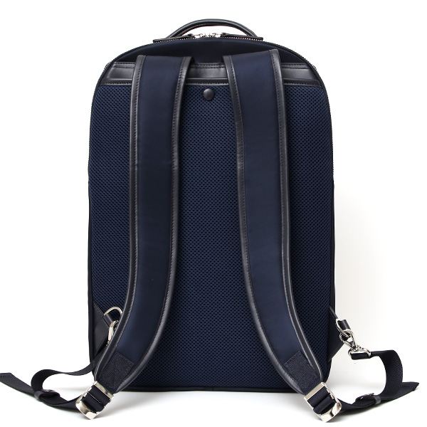 ビジネスリュック バックパック デイパック ナイロン A4 PC収納あり 軽量 ビジネスバッグ 大容量 日本製 ブルー ネイビー 青色 通勤 出張 リモンタナイロン リュックサック おしゃれ 鞄 ブランド FIVE WOODS(ファイブウッズ) 39353