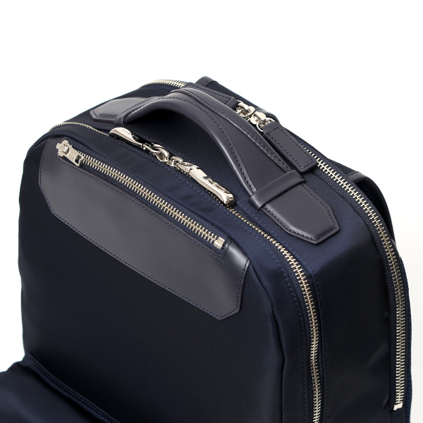 ビジネスリュック バックパック デイパック ナイロン A4 PC収納あり 軽量 ビジネスバッグ 大容量 日本製 ブルー ネイビー 青色 通勤 出張 リモンタナイロン リュックサック おしゃれ 鞄 ブランド FIVE WOODS(ファイブウッズ) 39353