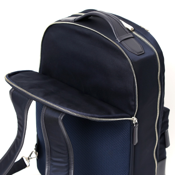 ビジネスリュック バックパック デイパック ナイロン A4 PC収納あり 軽量 ビジネスバッグ 大容量 日本製 ブルー ネイビー 青色 通勤 出張 リモンタナイロン リュックサック おしゃれ 鞄 ブランド FIVE WOODS(ファイブウッズ) 39353