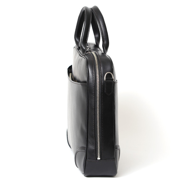  ブリーフケース メンズ 本革 シンプル 軽い ビジネスバッグ レザー ショルダーベルト付き PC収納 ブラック 黒 黒色 上品 大人 仕事 国産 オシャレ 鞄 通勤 プラトウ(PLATEAU) ファイブウッズ(FIVE WOODS) 39378