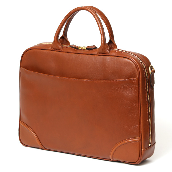 ブリーフケース メンズ 本革 シンプル 軽い ビジネスバッグ レザー ショルダーベルト付き PC収納 ブラウン 茶 茶色 上品 大人 仕事 国産 オシャレ 鞄 通勤 プラトウ(PLATEAU) ファイブウッズ(FIVE WOODS) 39378