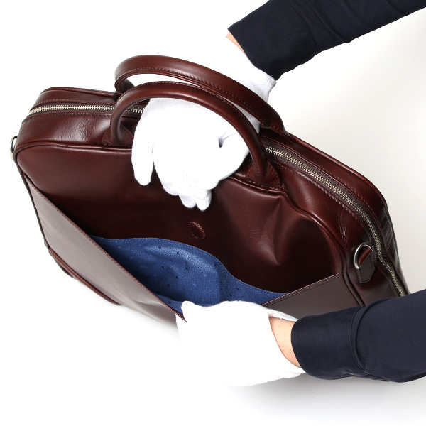ブリーフケース メンズ 本革 シンプル 軽い ビジネスバッグ レザー ショルダーベルト付き PC収納 レッド ワイン 赤色 上品 大人 仕事 国産 オシャレ 鞄 通勤 プラトウ(PLATEAU) ファイブウッズ(FIVE WOODS) 39378