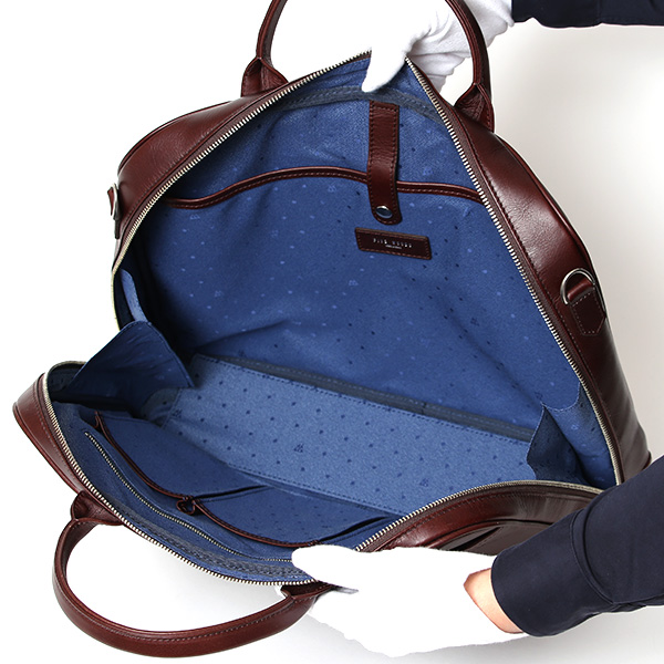 ブリーフケース メンズ 本革 シンプル 軽い ビジネスバッグ レザー ショルダーベルト付き PC収納 レッド ワイン 赤色 上品 大人 仕事 国産 オシャレ 鞄 通勤 プラトウ(PLATEAU) ファイブウッズ(FIVE WOODS) 39378