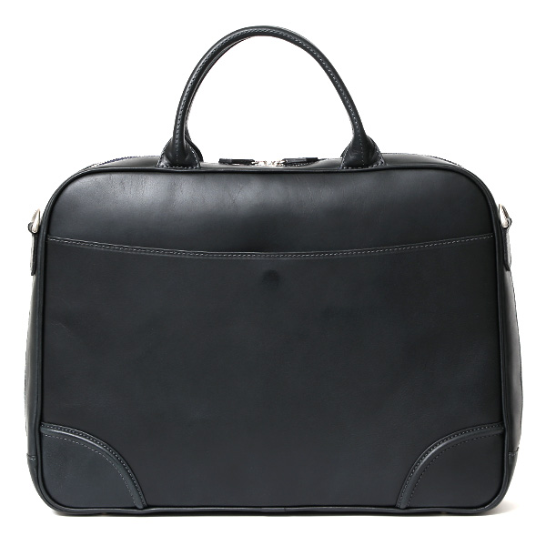 ブリーフケース メンズ 本革 シンプル 軽い ビジネスバッグ レザー ショルダーベルト付き PC収納 ブルー ネイビー 青色 上品 大人 仕事 国産 オシャレ 鞄 通勤 プラトウ(PLATEAU) ファイブウッズ(FIVE WOODS) 39378