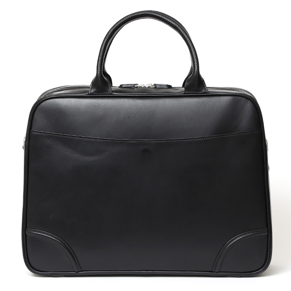 ブリーフケース レザー 大容量 ビジネスバッグ 本革 出張 A4 自立 ショルダーベルト付属 ブラック 黒 黒色 シンプル 通勤 仕事 鞄 日本製 高級 ブランド プラトウ(PLATEAU) ファイブウッズ(FIVE WOODS) 39379