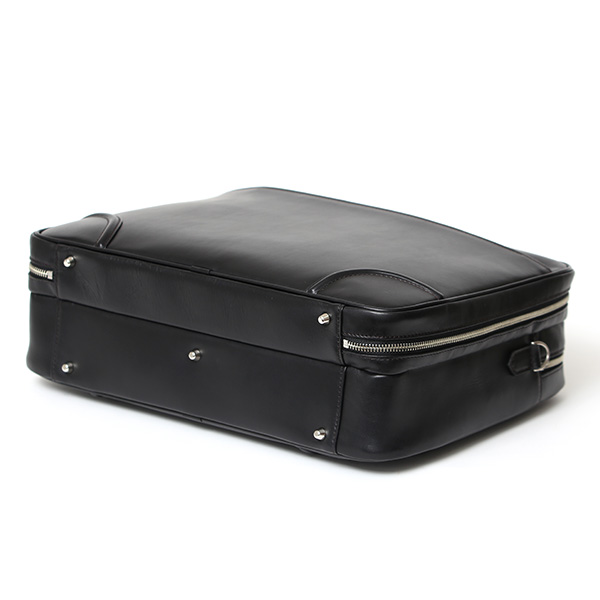 ブリーフケース レザー 大容量 ビジネスバッグ 本革 出張 A4 自立 ショルダーベルト付属 ブラック 黒 黒色 シンプル 通勤 仕事 鞄 日本製 高級 ブランド プラトウ(PLATEAU) ファイブウッズ(FIVE WOODS) 39379