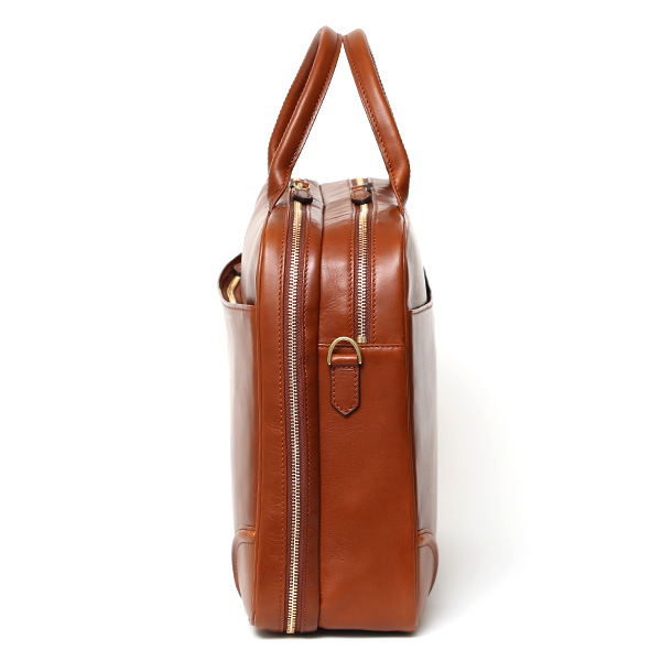 ブリーフケース レザー 大容量 ビジネスバッグ 本革 出張 A4 自立 ショルダーベルト付属 ブラウン 茶 茶色 シンプル 通勤 仕事 鞄 日本製 高級 ブランド プラトウ(PLATEAU) ファイブウッズ(FIVE WOODS) 39379