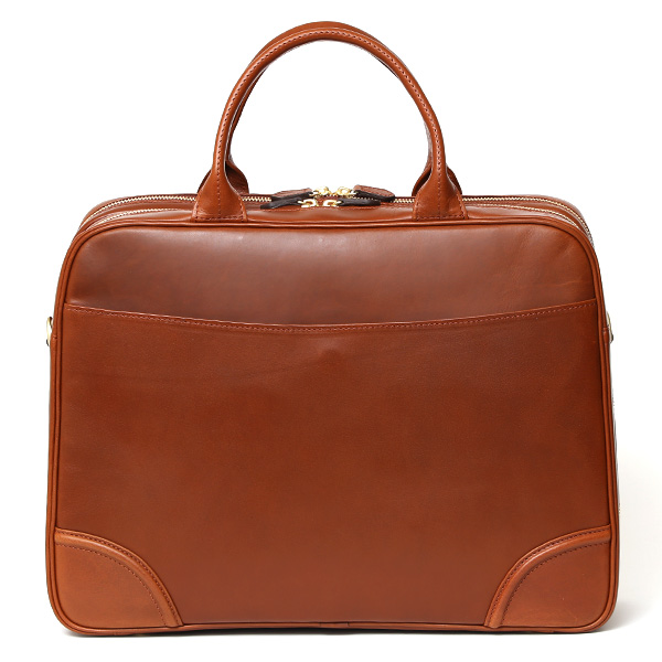 ブリーフケース レザー 大容量 ビジネスバッグ 本革 出張 A4 自立 ショルダーベルト付属 ブラウン 茶 茶色 シンプル 通勤 仕事 鞄 日本製 高級 ブランド プラトウ(PLATEAU) ファイブウッズ(FIVE WOODS) 39379