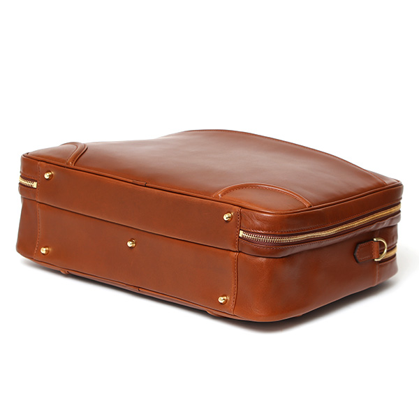 ブリーフケース レザー 大容量 ビジネスバッグ 本革 出張 A4 自立 ショルダーベルト付属 ブラウン 茶 茶色 シンプル 通勤 仕事 鞄 日本製 高級 ブランド プラトウ(PLATEAU) ファイブウッズ(FIVE WOODS) 39379