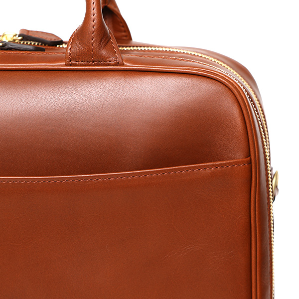 ブリーフケース レザー 大容量 ビジネスバッグ 本革 出張 A4 自立 ショルダーベルト付属 ブラウン 茶 茶色 シンプル 通勤 仕事 鞄 日本製 高級 ブランド プラトウ(PLATEAU) ファイブウッズ(FIVE WOODS) 39379