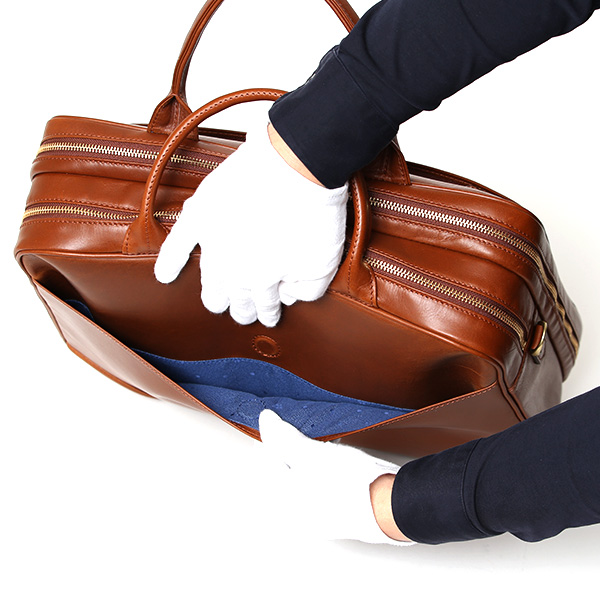 ブリーフケース レザー 大容量 ビジネスバッグ 本革 出張 A4 自立 ショルダーベルト付属 ブラウン 茶 茶色 シンプル 通勤 仕事 鞄 日本製 高級 ブランド プラトウ(PLATEAU) ファイブウッズ(FIVE WOODS) 39379