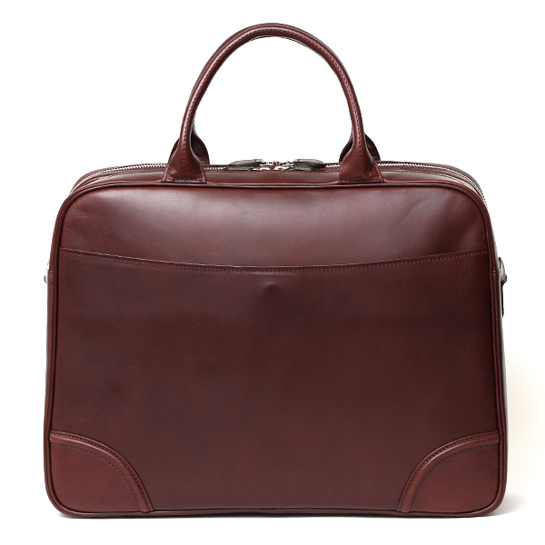 ブリーフケース レザー 大容量 ビジネスバッグ 本革 出張 A4 自立 ショルダーベルト付属 レッド ワイン 赤色 シンプル 通勤 仕事 鞄 日本製 高級 ブランド プラトウ(PLATEAU) ファイブウッズ(FIVE WOODS) 39379