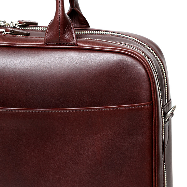 ブリーフケース レザー 大容量 ビジネスバッグ 本革 出張 A4 自立 ショルダーベルト付属 レッド ワイン 赤色 シンプル 通勤 仕事 鞄 日本製 高級 ブランド プラトウ(PLATEAU) ファイブウッズ(FIVE WOODS) 39379