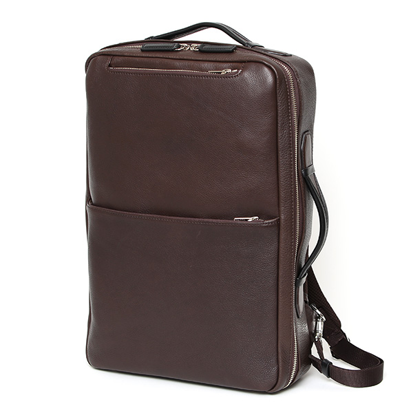  ビジネスリュック メンズ 本革 A4 13インチPC 15インチPC ブラウン 茶 茶色 レザー バックパック 経年変化 リュックサック エイジング 日本製 FIVE WOODS ファイブウッズ グレイン2.0 39601