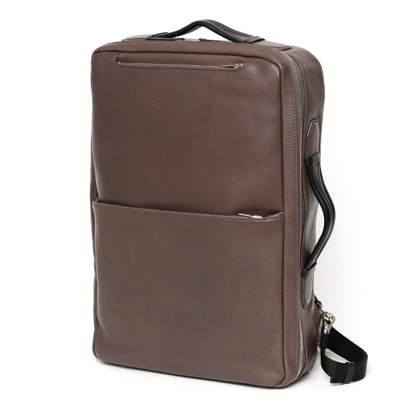  ビジネスリュック メンズ 本革 A4 13インチPC 15インチPC ベージュ 肌色 レザー バックパック 経年変化 リュックサック エイジング 日本製 FIVE WOODS ファイブウッズ グレイン2.0 39601