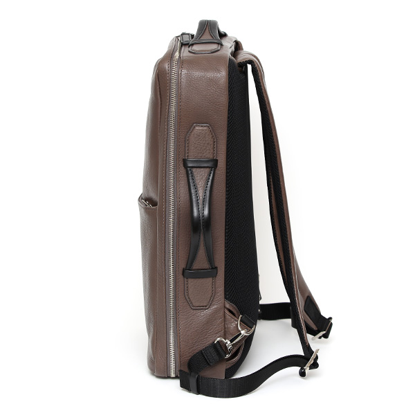  ビジネスリュック メンズ 本革 A4 13インチPC 15インチPC ベージュ 肌色 レザー バックパック 経年変化 リュックサック エイジング 日本製 FIVE WOODS ファイブウッズ グレイン2.0 39601