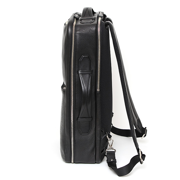  ビジネスリュック メンズ 本革 A4 13インチPC 15インチPC  ブラック 黒 黒色 大容量 レザー バックパック 2気室 経年変化 大きめ リュックサック エイジング 日本製 FIVE WOODS ファイブウッズ グレイン2.0 39602