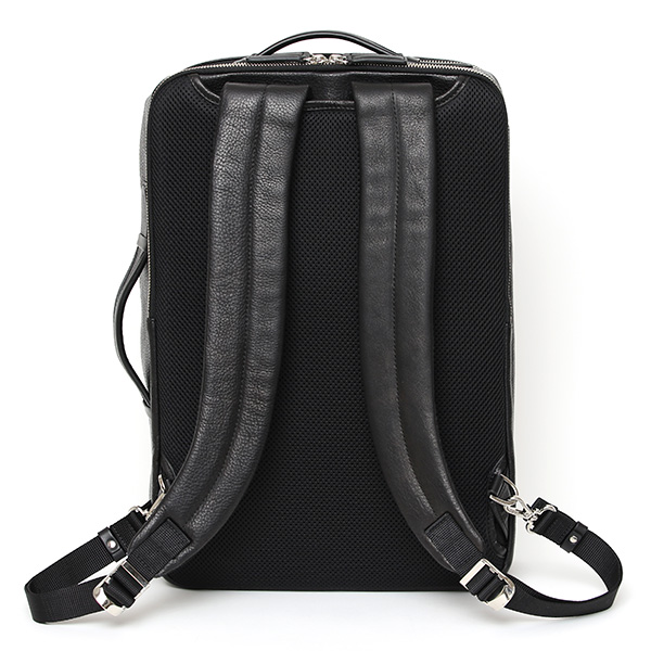  ビジネスリュック メンズ 本革 A4 13インチPC 15インチPC  ブラック 黒 黒色 大容量 レザー バックパック 2気室 経年変化 大きめ リュックサック エイジング 日本製 FIVE WOODS ファイブウッズ グレイン2.0 39602