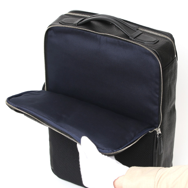  ビジネスリュック メンズ 本革 A4 13インチPC 15インチPC  ブラック 黒 黒色 大容量 レザー バックパック 2気室 経年変化 大きめ リュックサック エイジング 日本製 FIVE WOODS ファイブウッズ グレイン2.0 39602