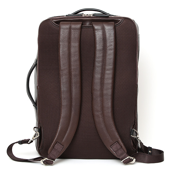 ビジネスリュック メンズ 本革 A4 13インチPC 15インチPC ブラウン 茶 茶色 大容量 レザー バックパック 2気室 経年変化 大きめ リュックサック エイジング 日本製 FIVE WOODS ファイブウッズ グレイン2.0 39602