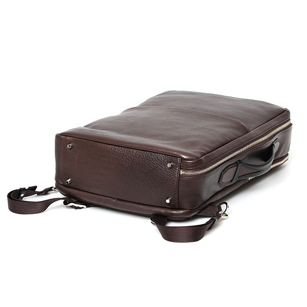 ビジネスリュック メンズ 本革 A4 13インチPC 15インチPC ブラウン 茶 茶色 大容量 レザー バックパック 2気室 経年変化 大きめ リュックサック エイジング 日本製 FIVE WOODS ファイブウッズ グレイン2.0 39602